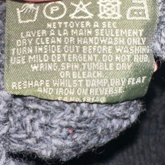 ARAN SWEATER MARKET MERINO WOOL CARDIGAN - Picture 7 of 7